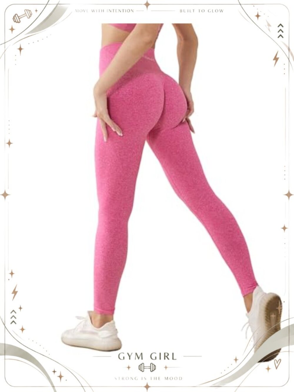 High Waisted Seamless 7/8 Workout Leggings Tummy Control Gym Yoga Pants